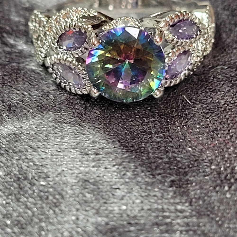 925S  Mystic Rainbow Ring - Picture 5 of 6